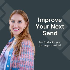 Send better emails, fast. Share your last 2–3 campaign emails, and we’ll highlight what’s working — and what’s losing you clicks and sales.